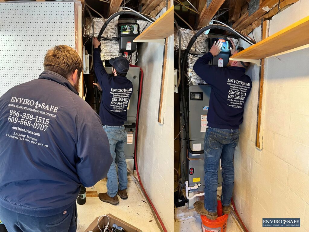 Completing the Installation of a Daikin FIT Heat Pump | EnviroSafe Plumbing, Heating, Air Conditioning, Water Treatment