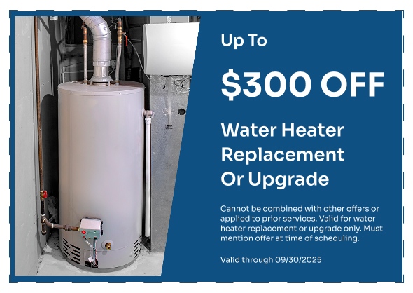 300 off water heater