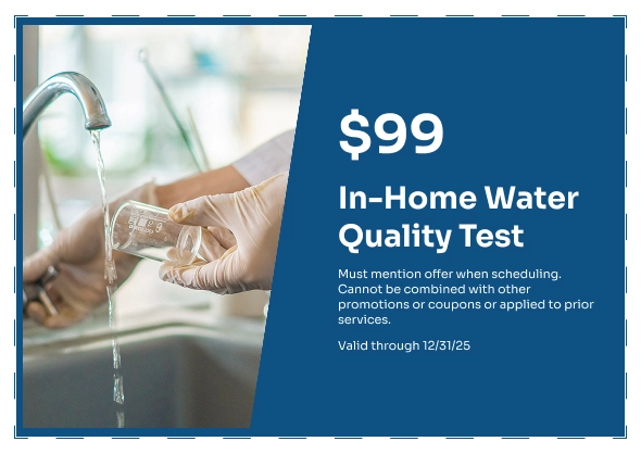99 in home water quality test