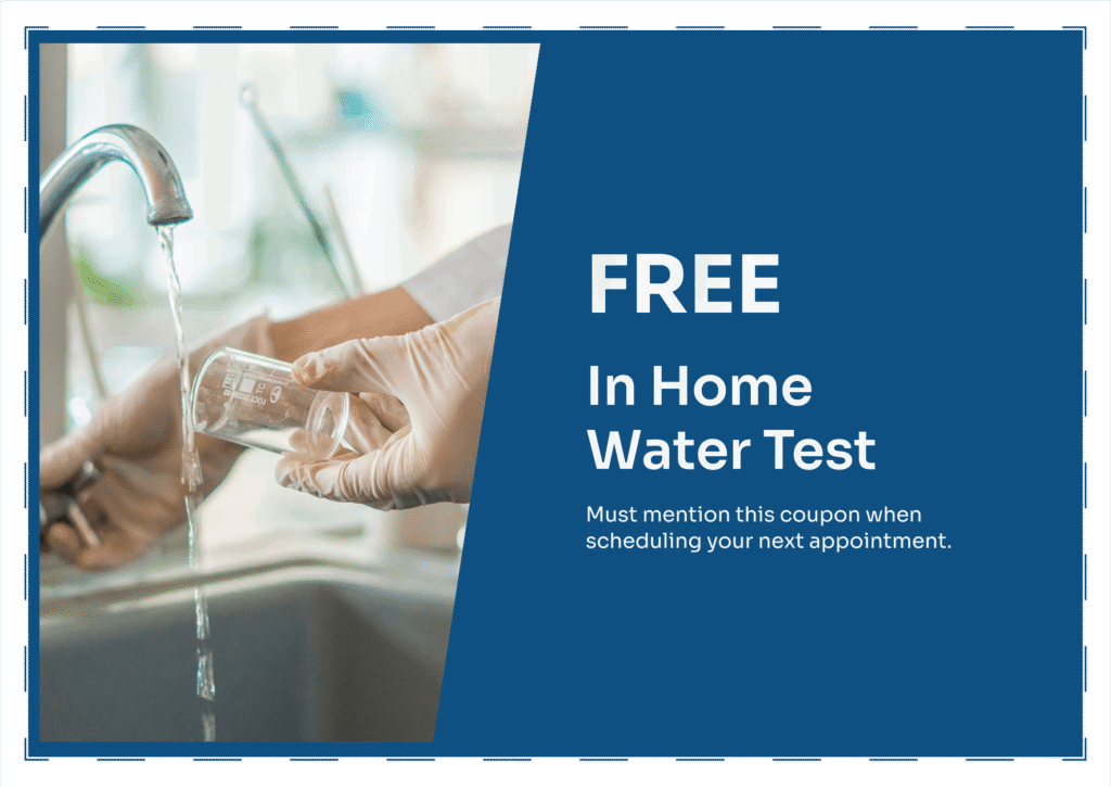 FREE In Home Water Test