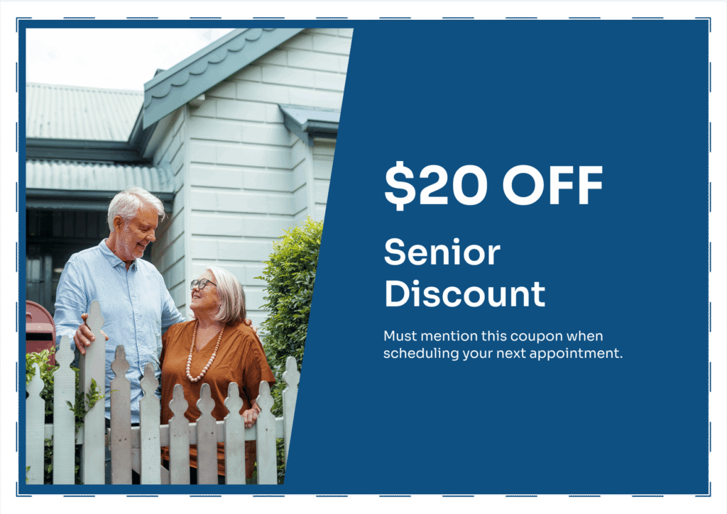 Senior Discount 20 OFF